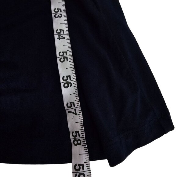 Y2K Eci New York V-Neck Jersey Beaded Waist Sleeveless Long Maxi Dress Blue Size - Picture 10 of 11